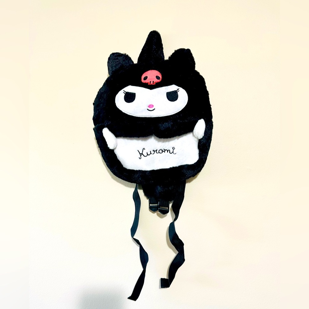 Kuromi Fluffy Bookbag